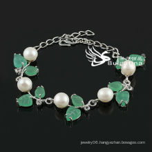 New Design White Simulated Pearl Bracelet Factory Price Fashion Bracelets & Bangles 2013 New Design